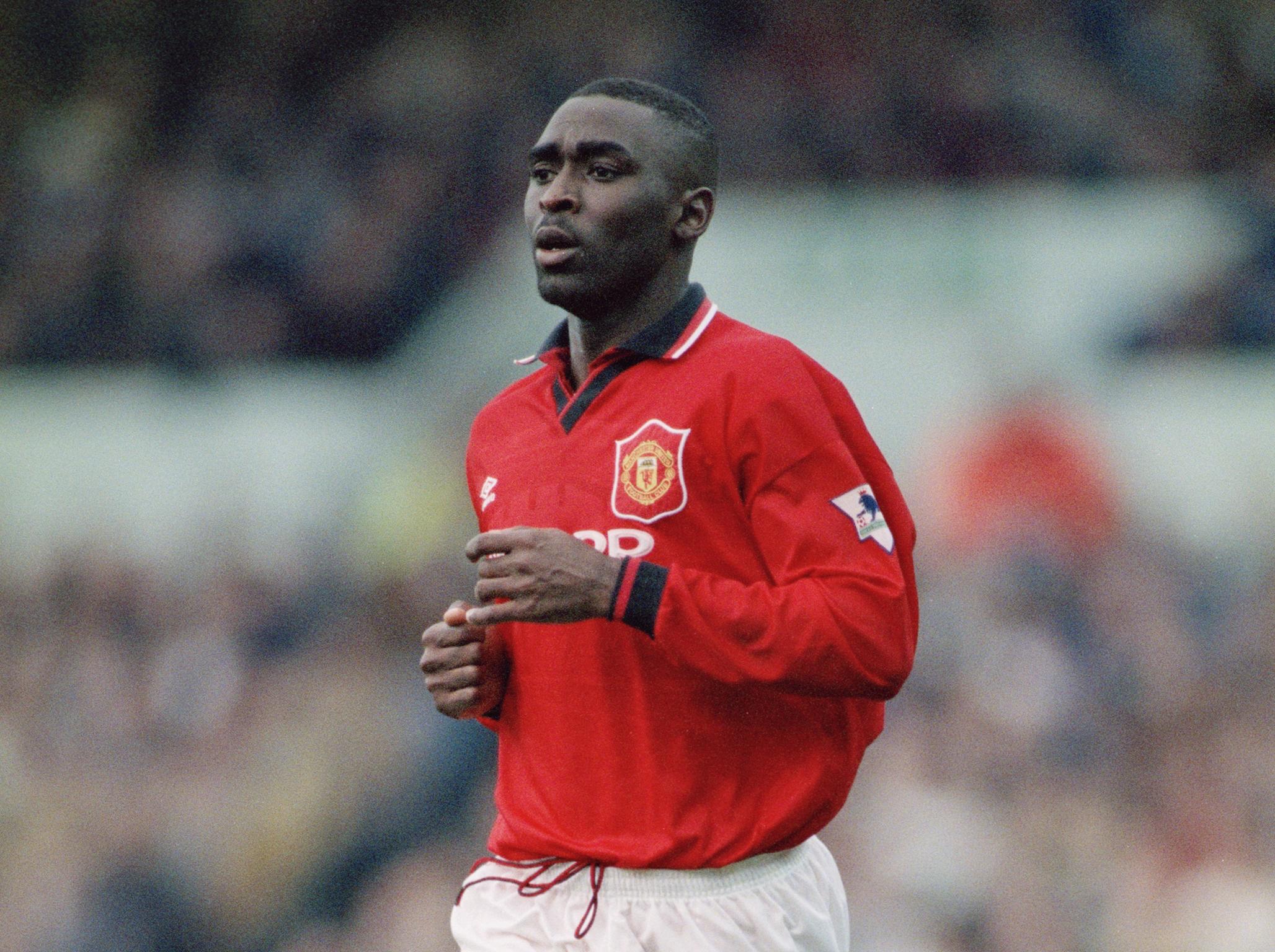 Andy Cole during his United days