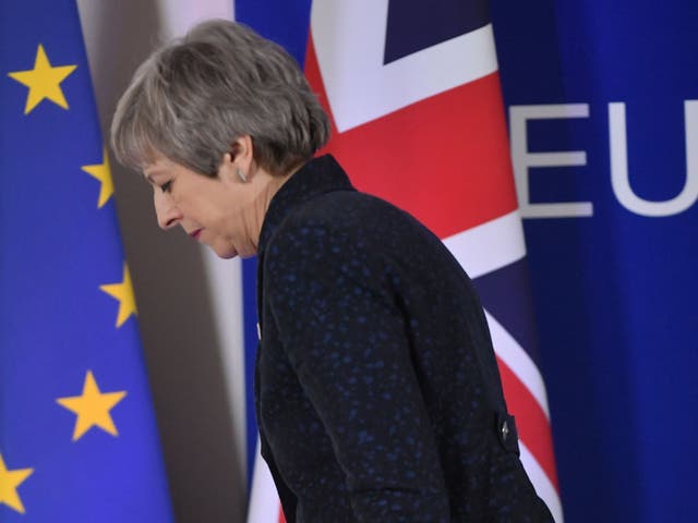 Theresa May travelled to Brussels hoping to delay Brexit until 30 June