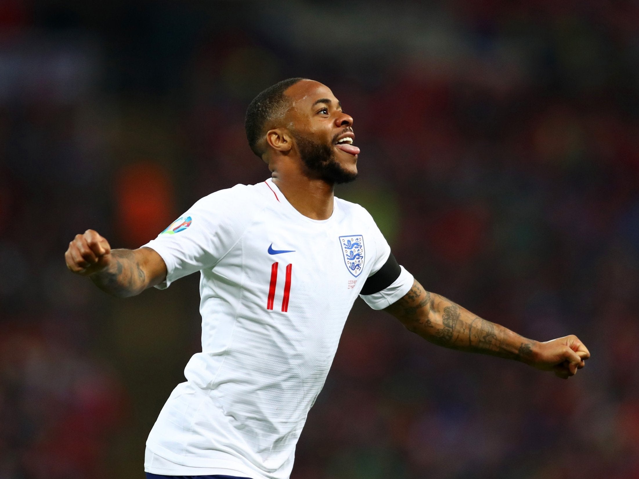 Sterling scored a hat-trick as England brushed aside Czech Republic