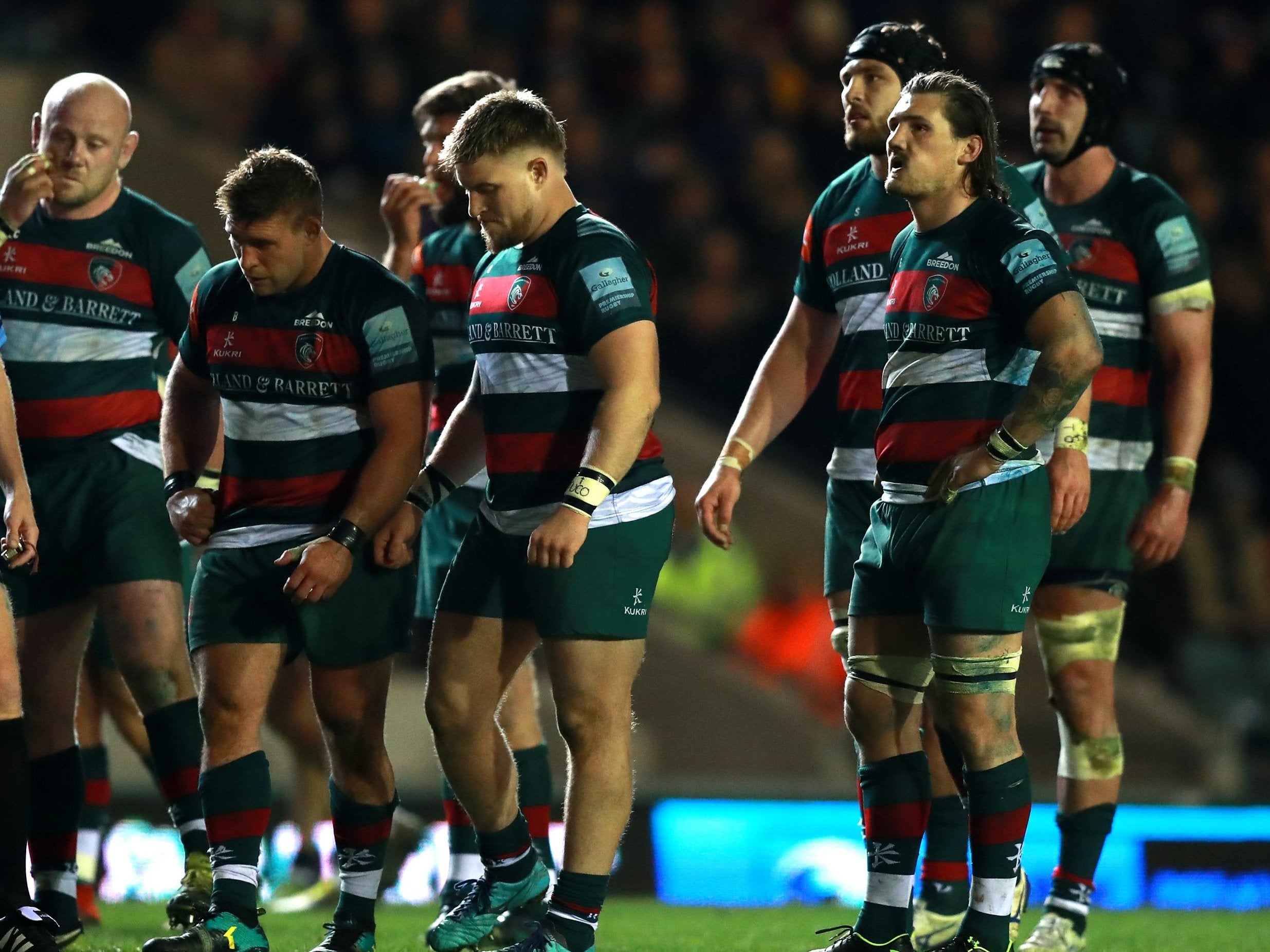 Leicester Tigers find themselves nine points above relegation after a 29-15 defeat by Northampton Saints