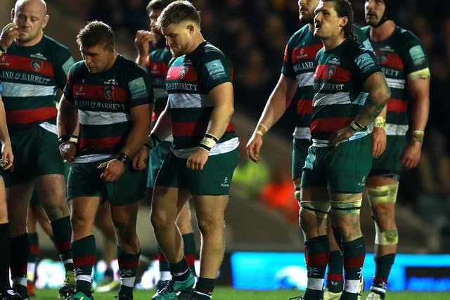 Leicester Tigers find themselves nine points above relegation after a 29-15 defeat by Northampton Saints