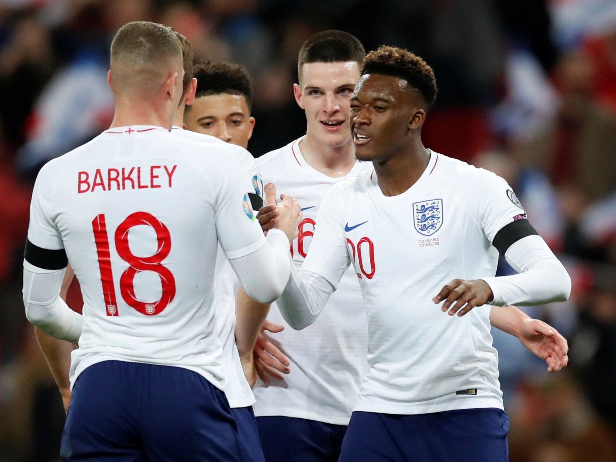 Callum Hudson-Odoi made his debut vs Czech Republic