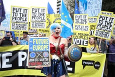 Brexit march – Live: Thousands set to join Put it to People protest