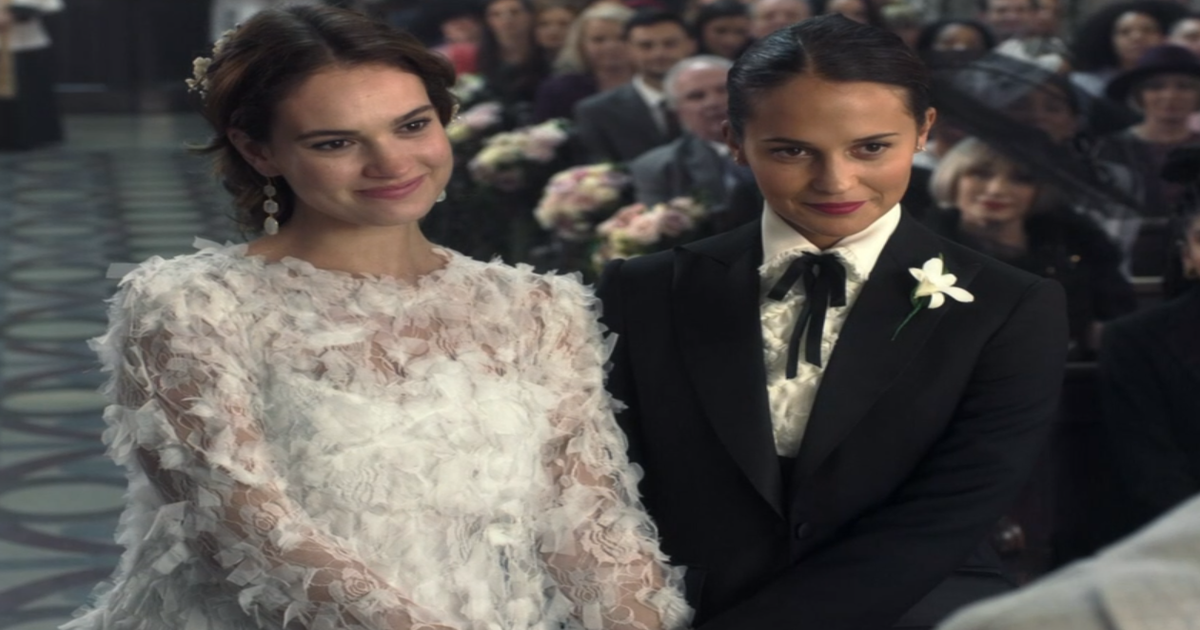 Comic Relief's 'beautiful' Four Weddings praised as Lily James and Alicia  Vikander marry - Mirror Online