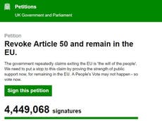 Woman who started Revoke Article 50 petition receives death threats