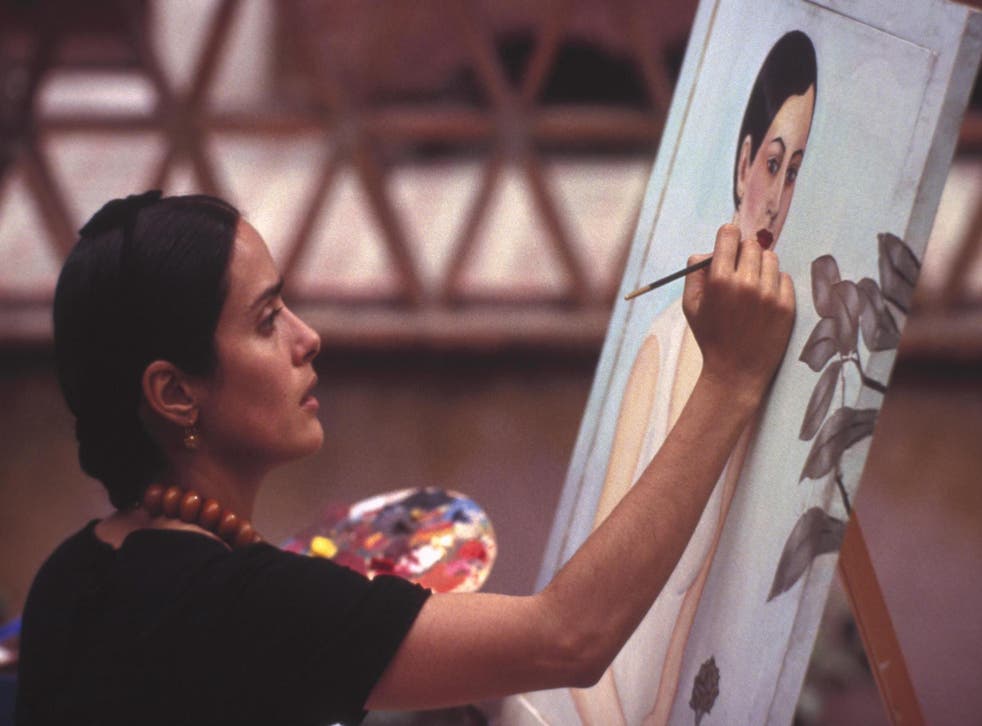 Salma Hayek in Frida, the biopic about artist Frida Kahlo