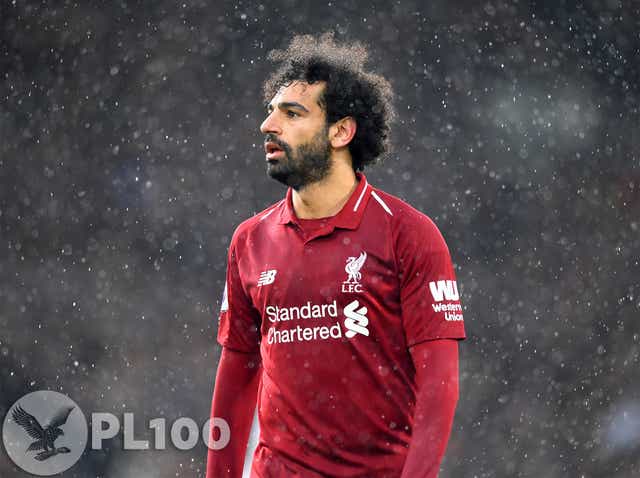 Mohamed Salah was unlucky to miss out on the 100
