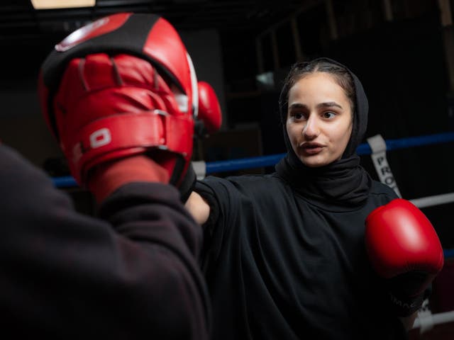 Safiyyah (Saf) Syeed, 18, wants to become the first hijabi boxer to compete in the Olympics.