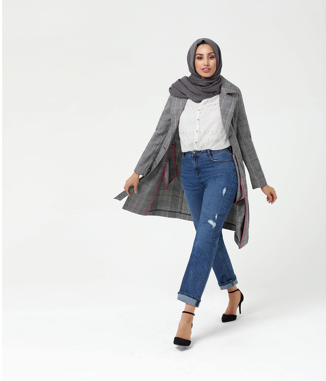 Zahra, one of the interviewees, in one of her modelling shots (George for Asda)