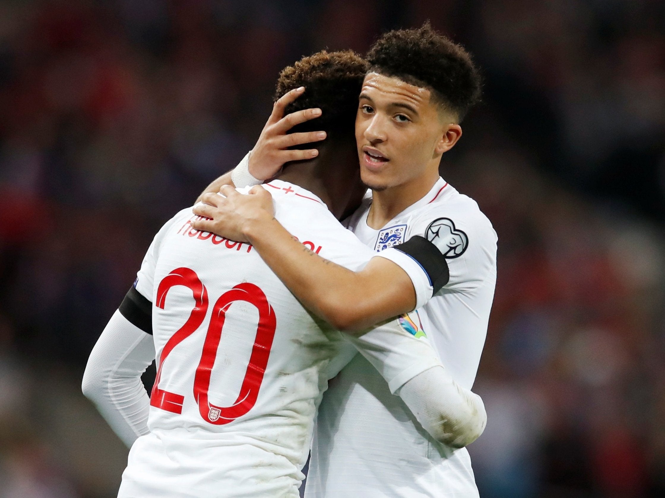 The young England teammates grew up playing football together in London
