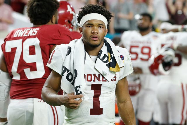 Kylere Murray of the Oklahoma Sooners is expected to be picked first off the board at the 2019 NFL Draft in April