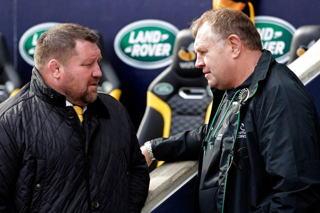 Newcastle Falcons boss Dean Richard (right) last week called for the Premiership to be ringfenced