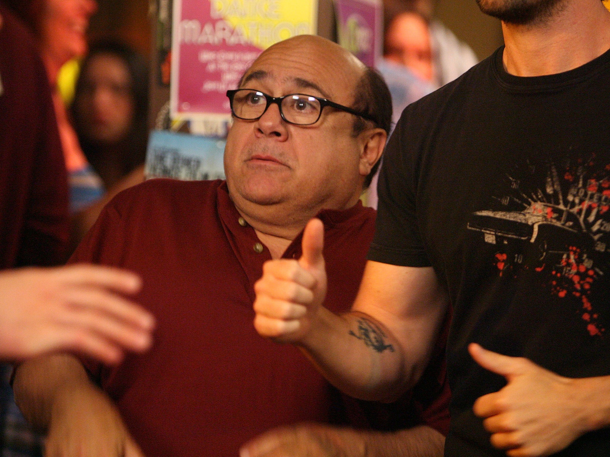 Danny DeVito on the set of ‘It’s Always Sunny in Philadelphia’ (Getty)