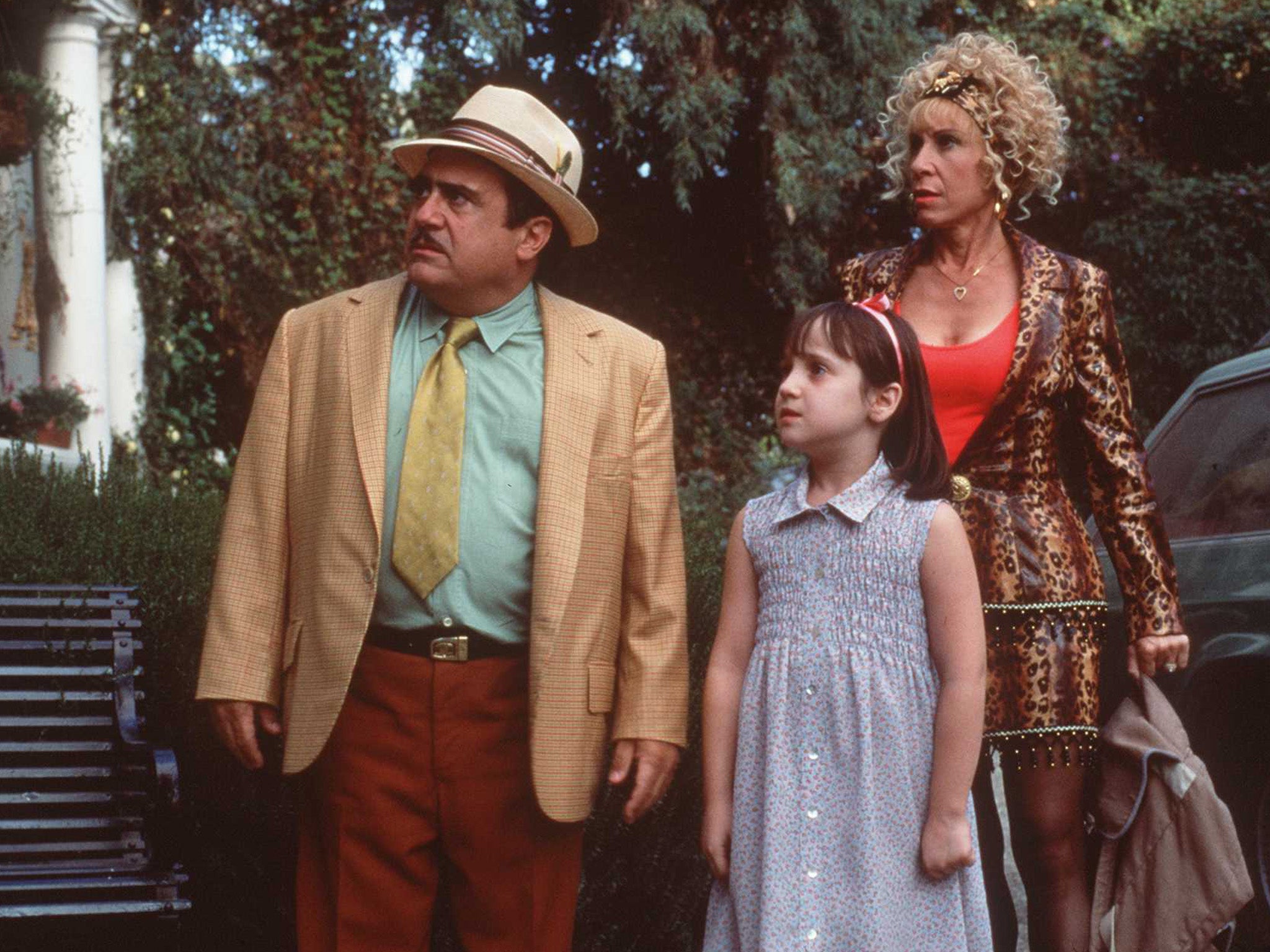 Danny DeVito alongside Rhea Perlman in the 1996 movie ‘Matilda’ (Getty)