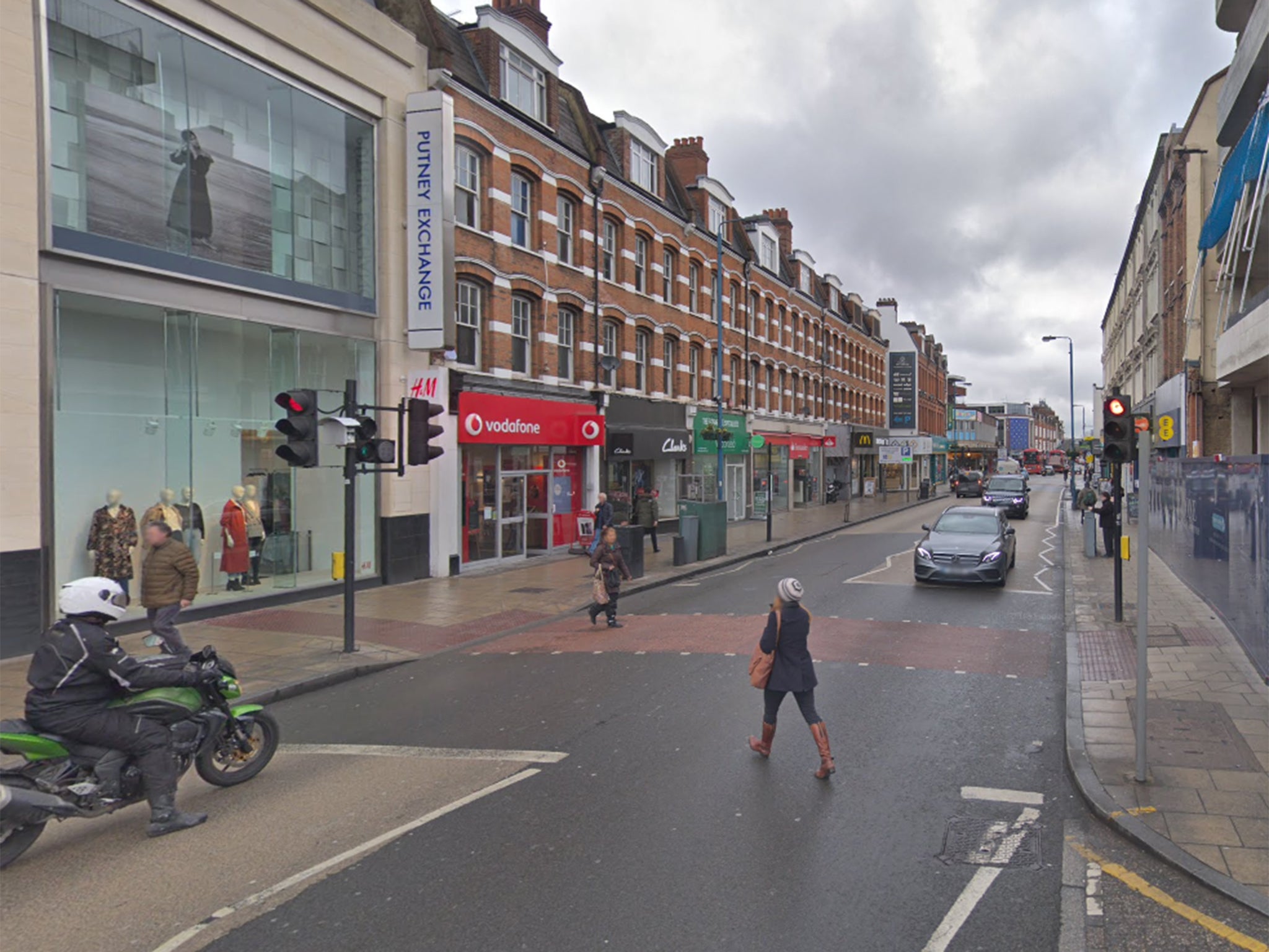 The incident took place on Putney High Street