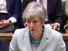 Live: Theresa May admits 'not enough support' for new Brexit deal vote