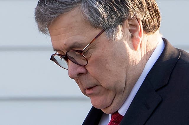 US Attorney General William Barr leaves his home in McLean, Virginia, USA, 25 March 2019. US President Donald Trump responded positively after Barr issued a summary of Special Counsel Robert Mueller's report.