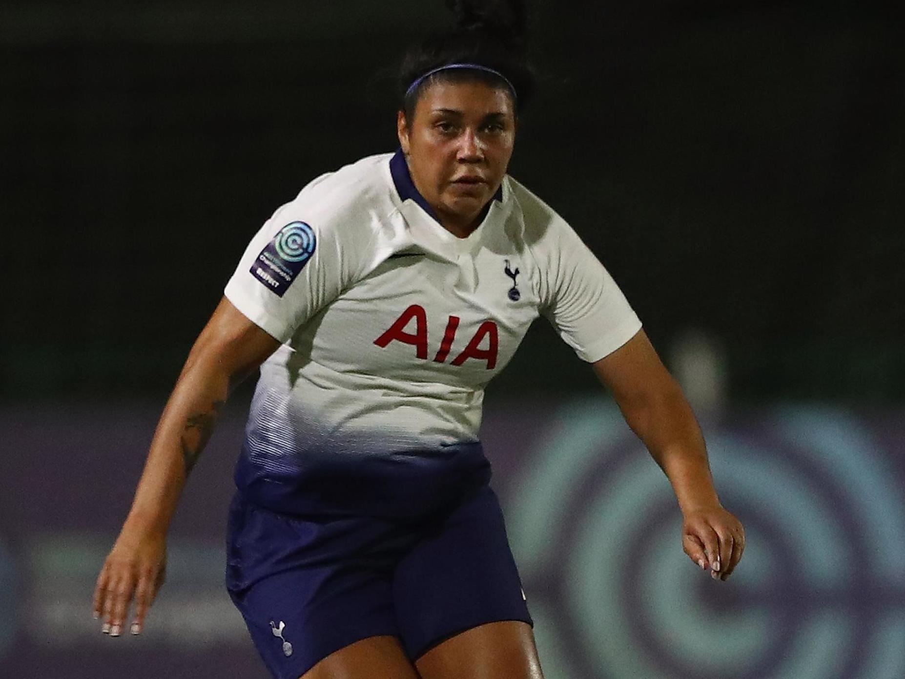 Renee Hector during a WSL 2 match for Tottenham