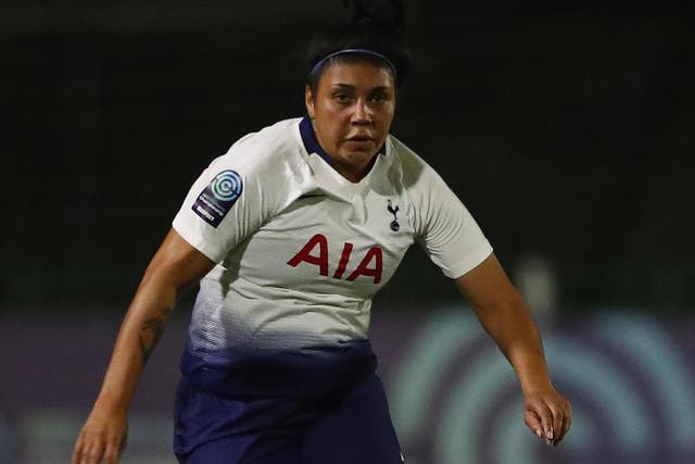 Renee Hector during a WSL 2 match for Tottenham