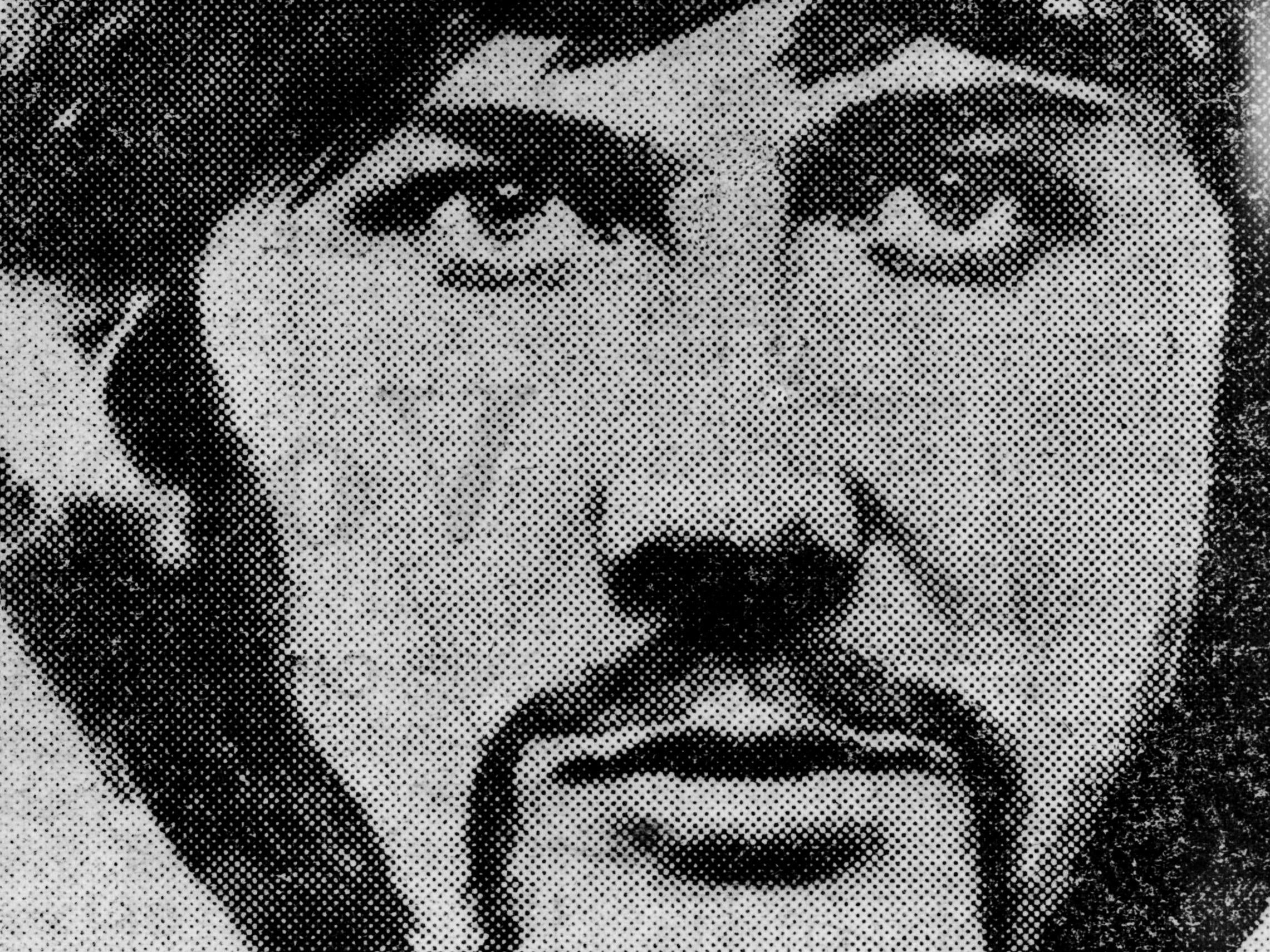 A photofit issued by the police of Peter Sutcliffe, aka 'The Yorkshire Ripper'