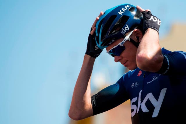 Chris Froome at the 99th Tour of Catalunya