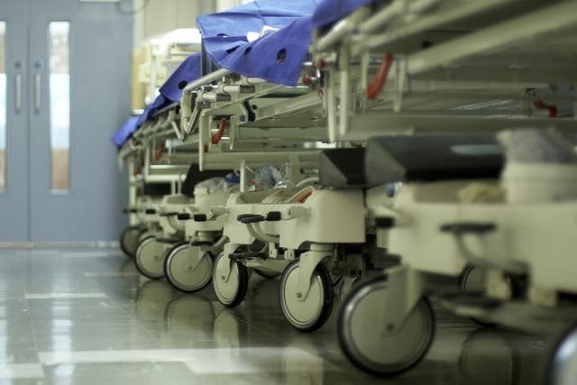Lack of capacity means patients may have to stay on temporary beds in corridors