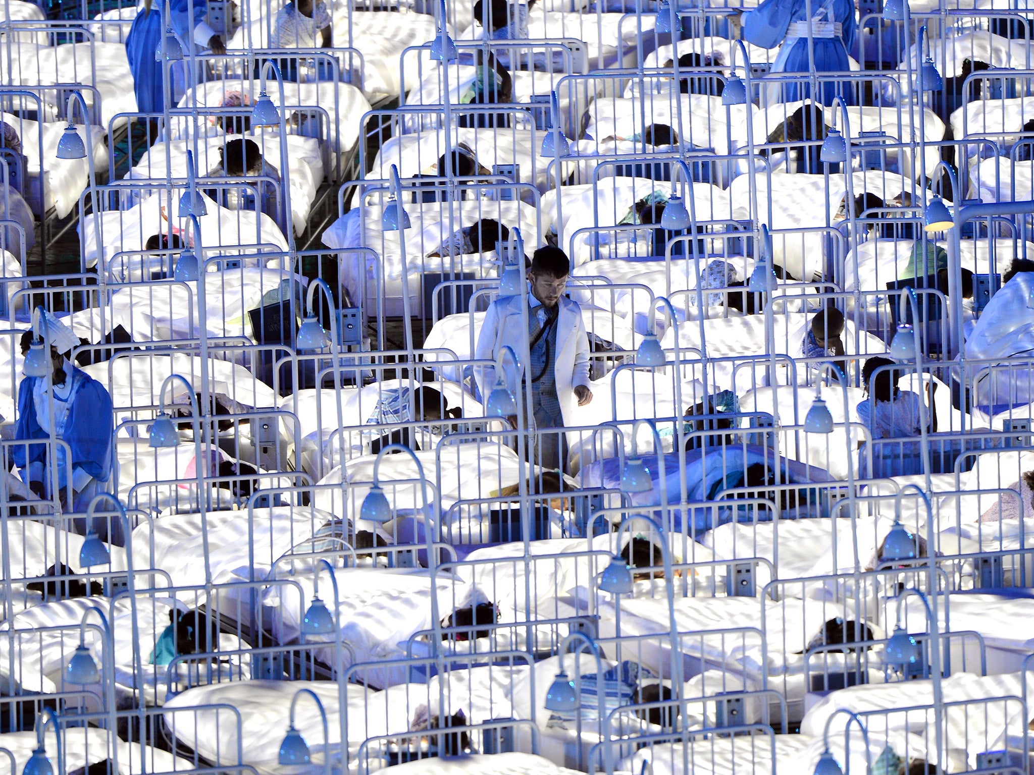 Best of Britain: the NHS as represented at the 2012 London Olympic Games opening ceremony