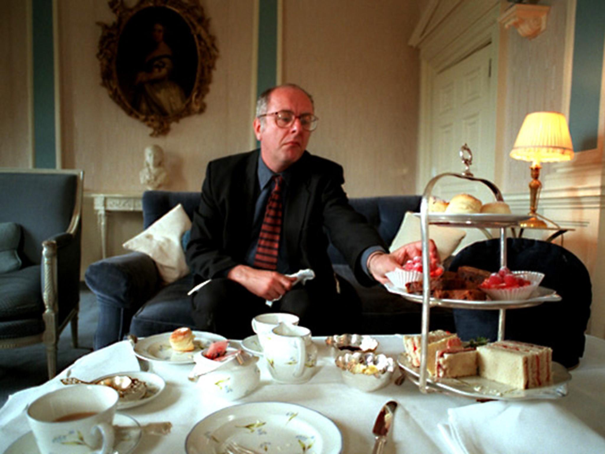 David Lister, who once filled the role of Independent diarist, settles down to high tea at Cliveden in May 1999