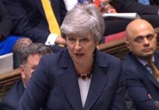 May tells Tory MPs she will quit before next phase of Brexit – live
