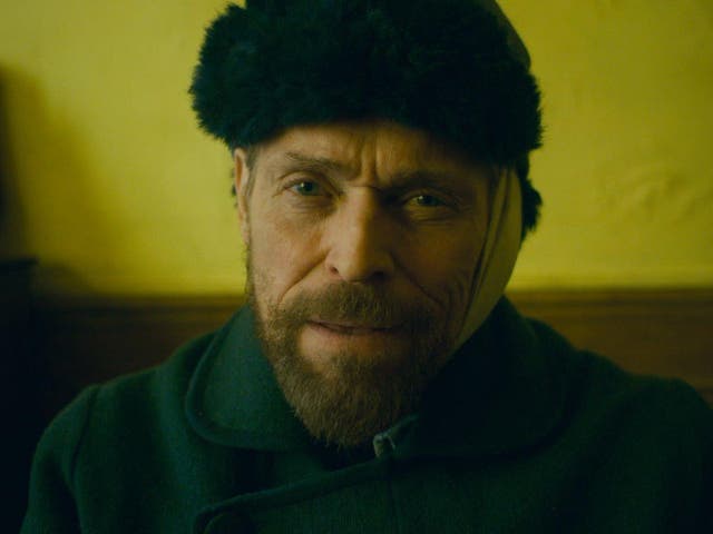 Willem Dafoe plays Vincent van Gogh in his final years in Julian Schnabel’s meandering portrait