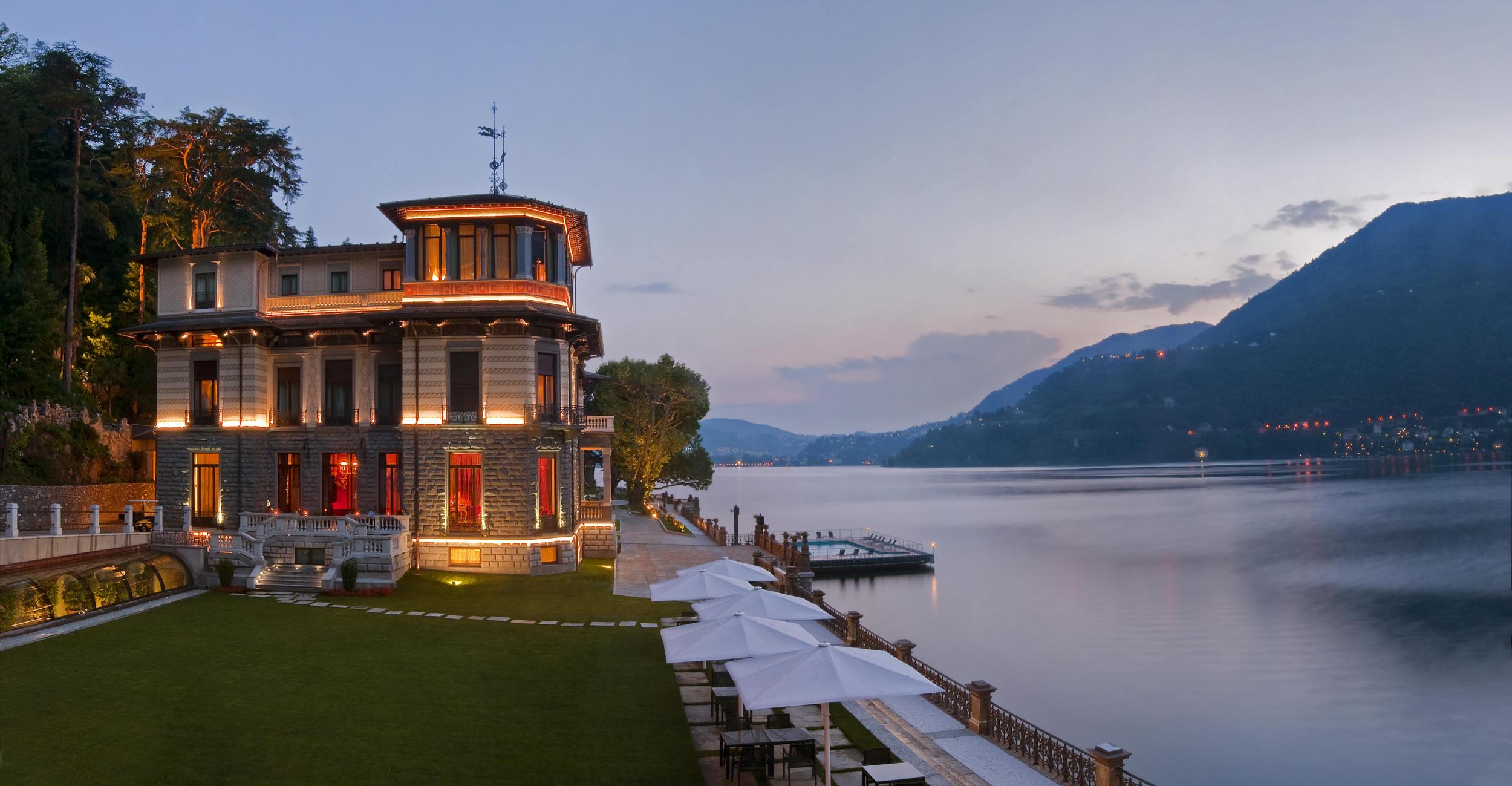 The peaceful lakeside views of the Mandarin Oriental on Lake Como