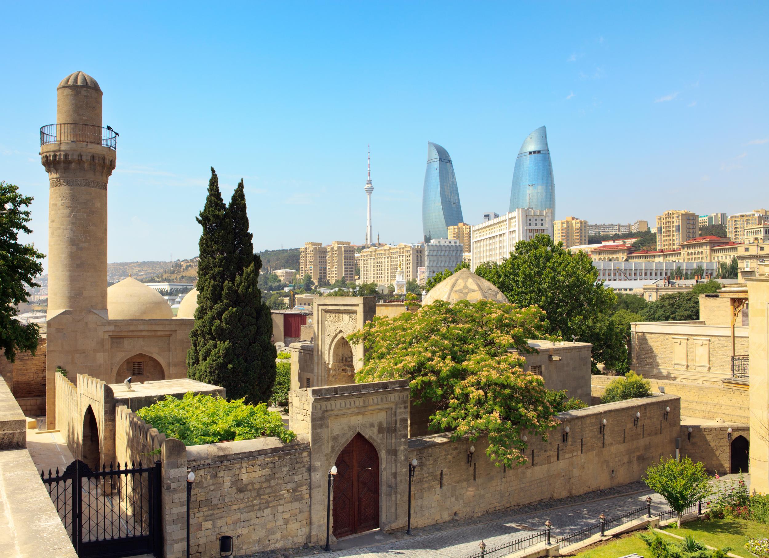 Shirvan Shakir’s Palace in Baku, Azerbaijan (iStock)