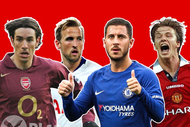 Four of the players who appear in today's PL100 countdown