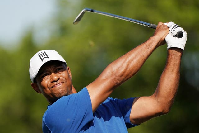Tiger Woods is back in action on day two in Austin