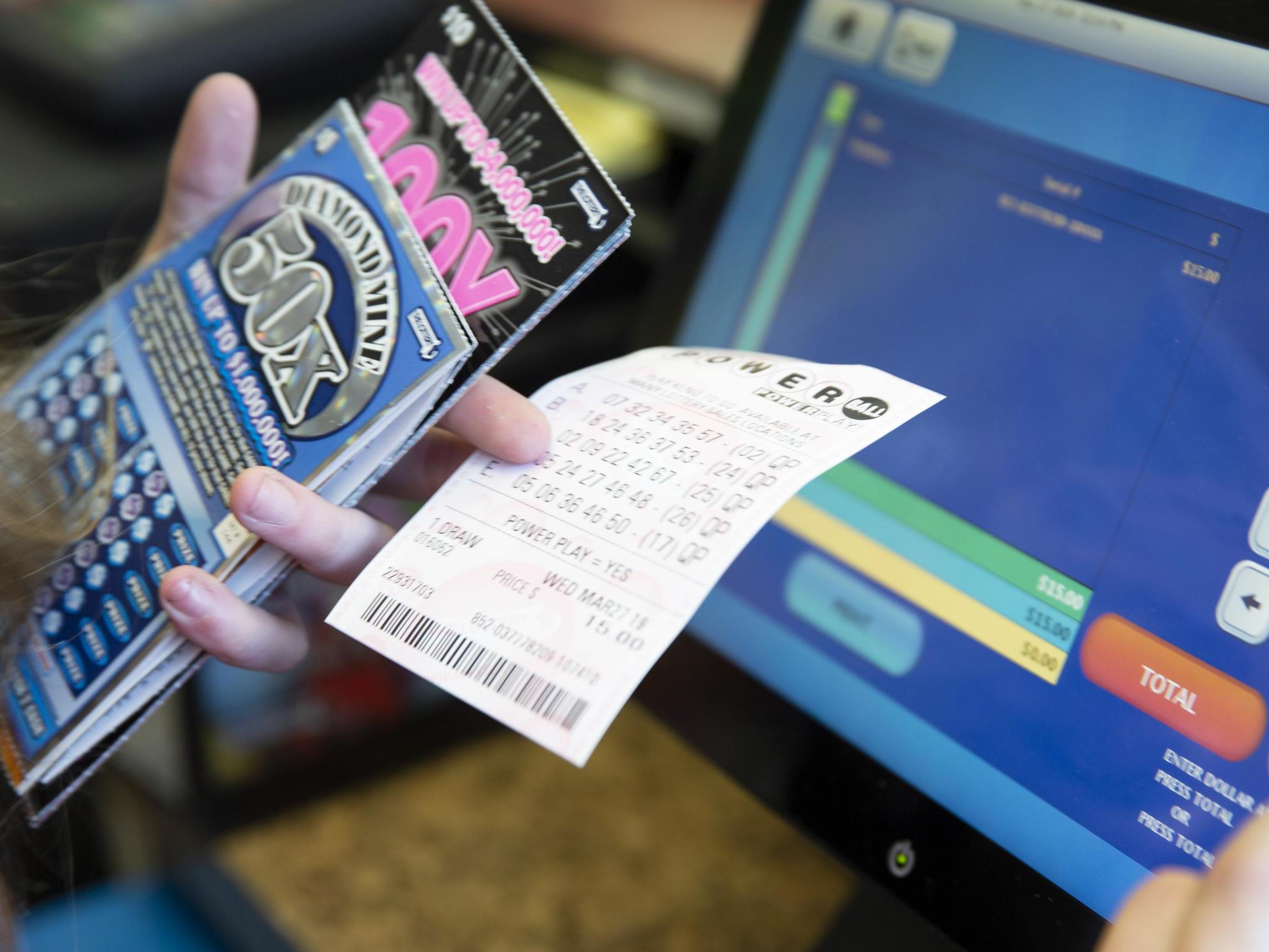 Bartender Taylor Russey's Lottery ticket was given to her by a regular customer