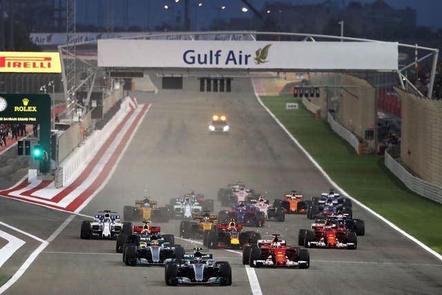 The Bahrain Grand Prix takes place this Sunday afternoon at 4:10pm