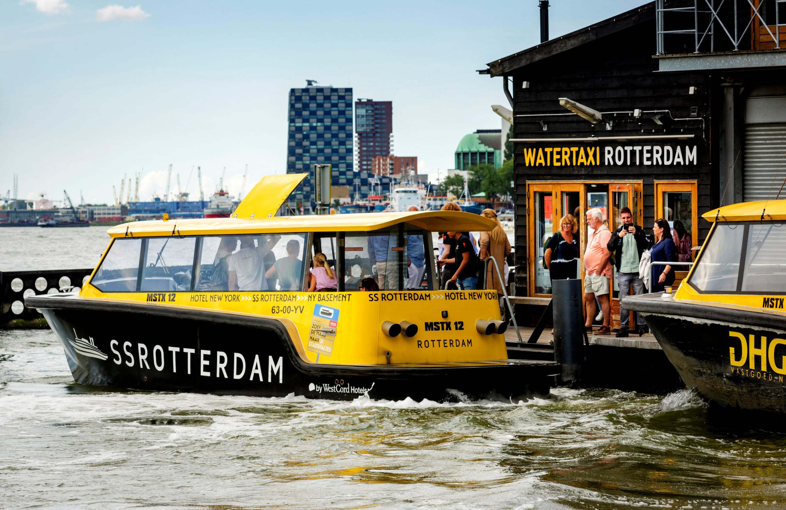 Watertaxi is the best way to see the city