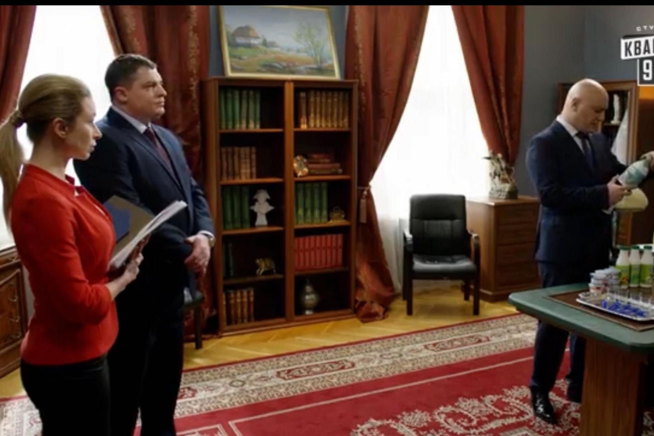 Volodymyr Zelensky’s comedy drama depicts a cynical, scheming milk-baron president clearly resembling Ukraine’s chocolate-baron president Petro Poroshenko