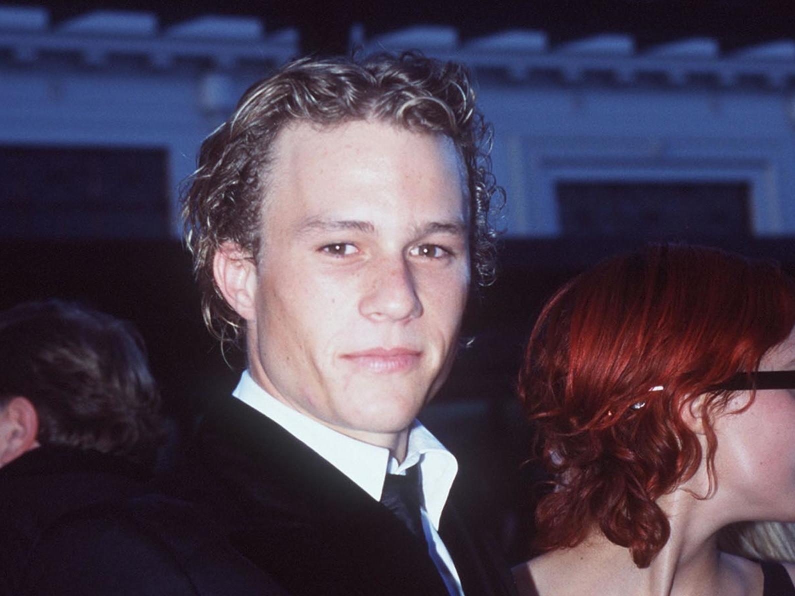 Heath Ledger at the AFI Awards in Sydney in 1999