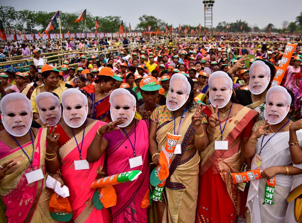Narendra Modi supporters hope to see him re-elected