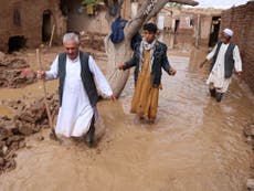 Afghanistan floods kill 32 people as torrential rain worsens