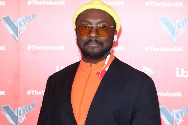 Will.i.am during The Voice UK 2019 launch at W hotel, Leicester Square on 3 January, 2019 in London, England.