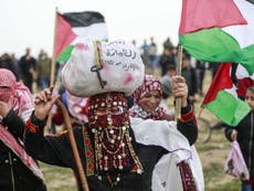 Four Palestinians killed by Israeli fire as Gazans mark anniversary
