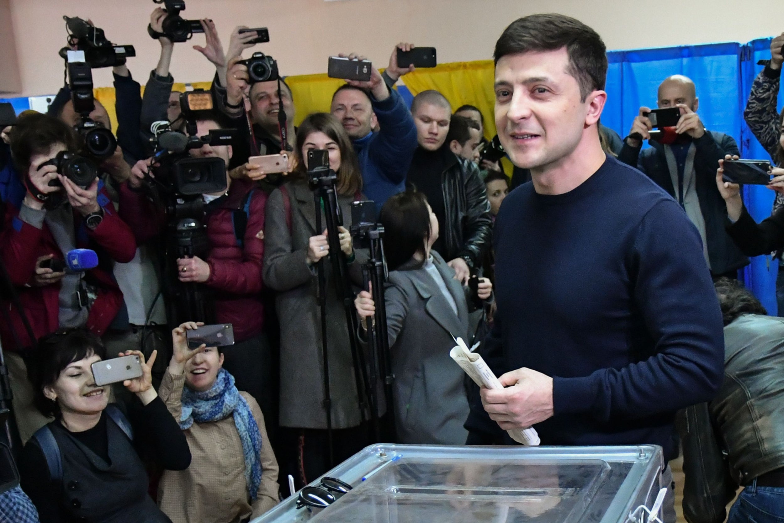 Comedian Volodymyr Zelensky may have played Ukraine’s president on TV