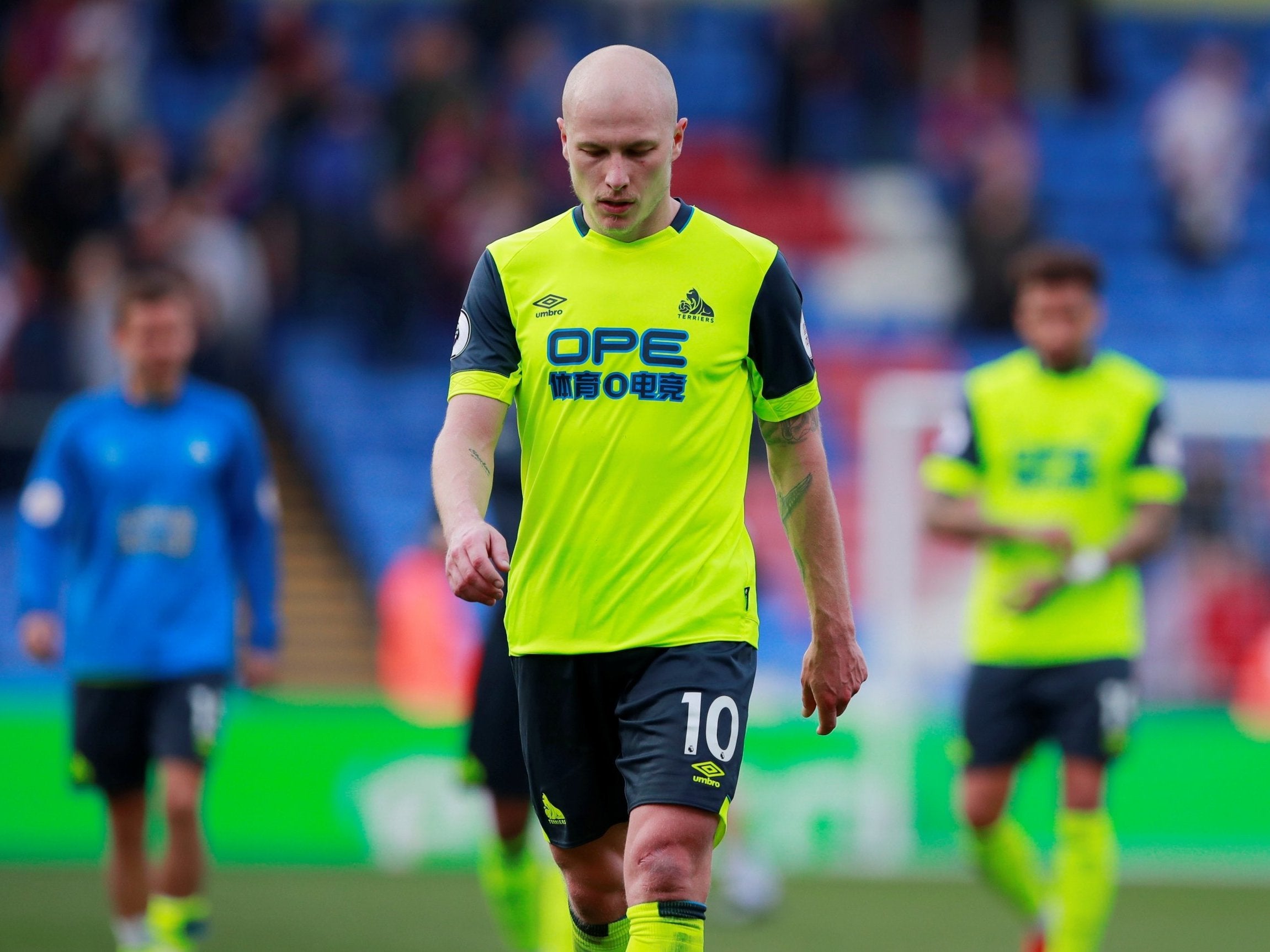 Aaron Mooy’s future is unclear after relegation