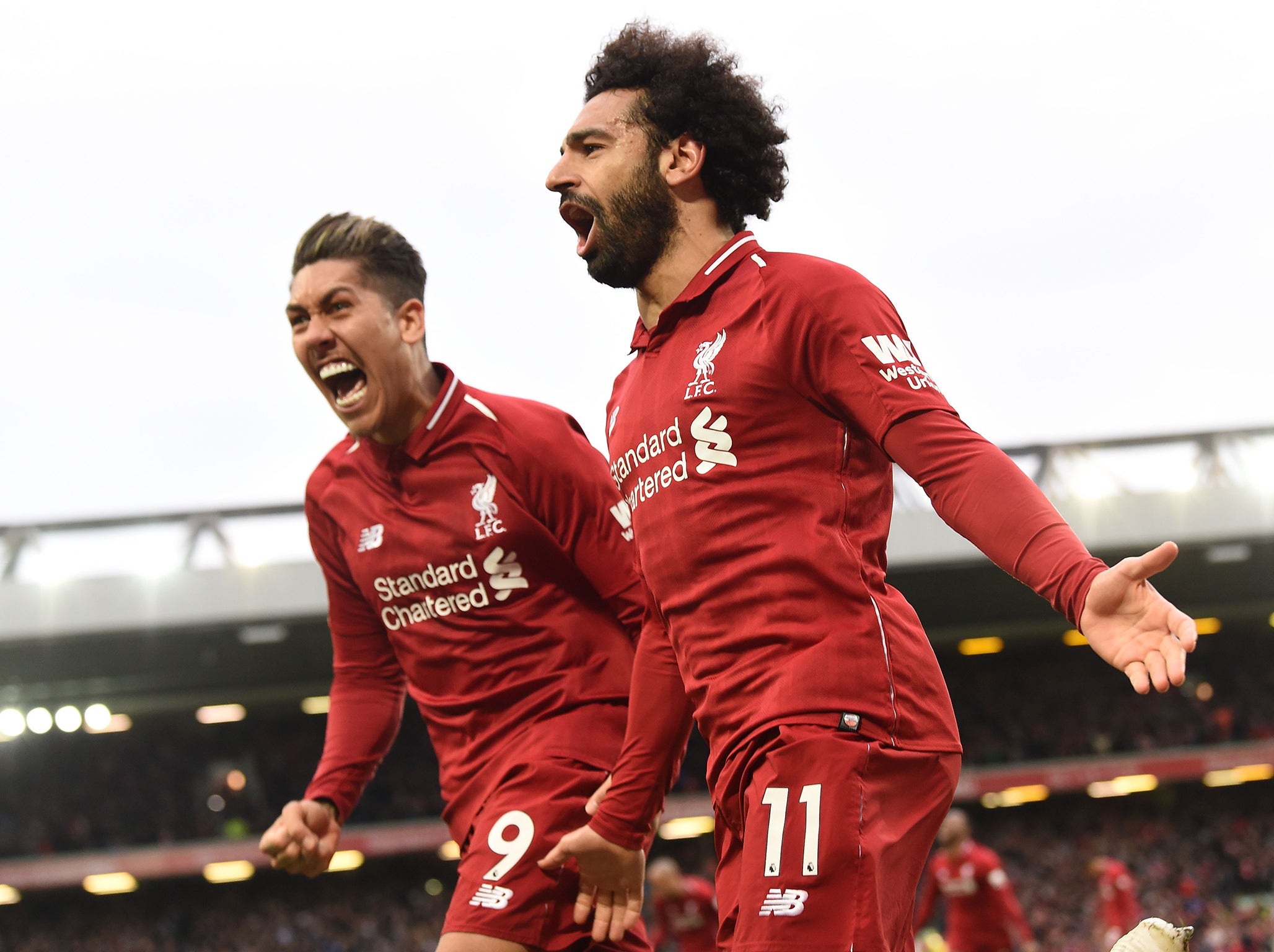 Salah faz dois e Liverpool vence o Tottenham na Premier League