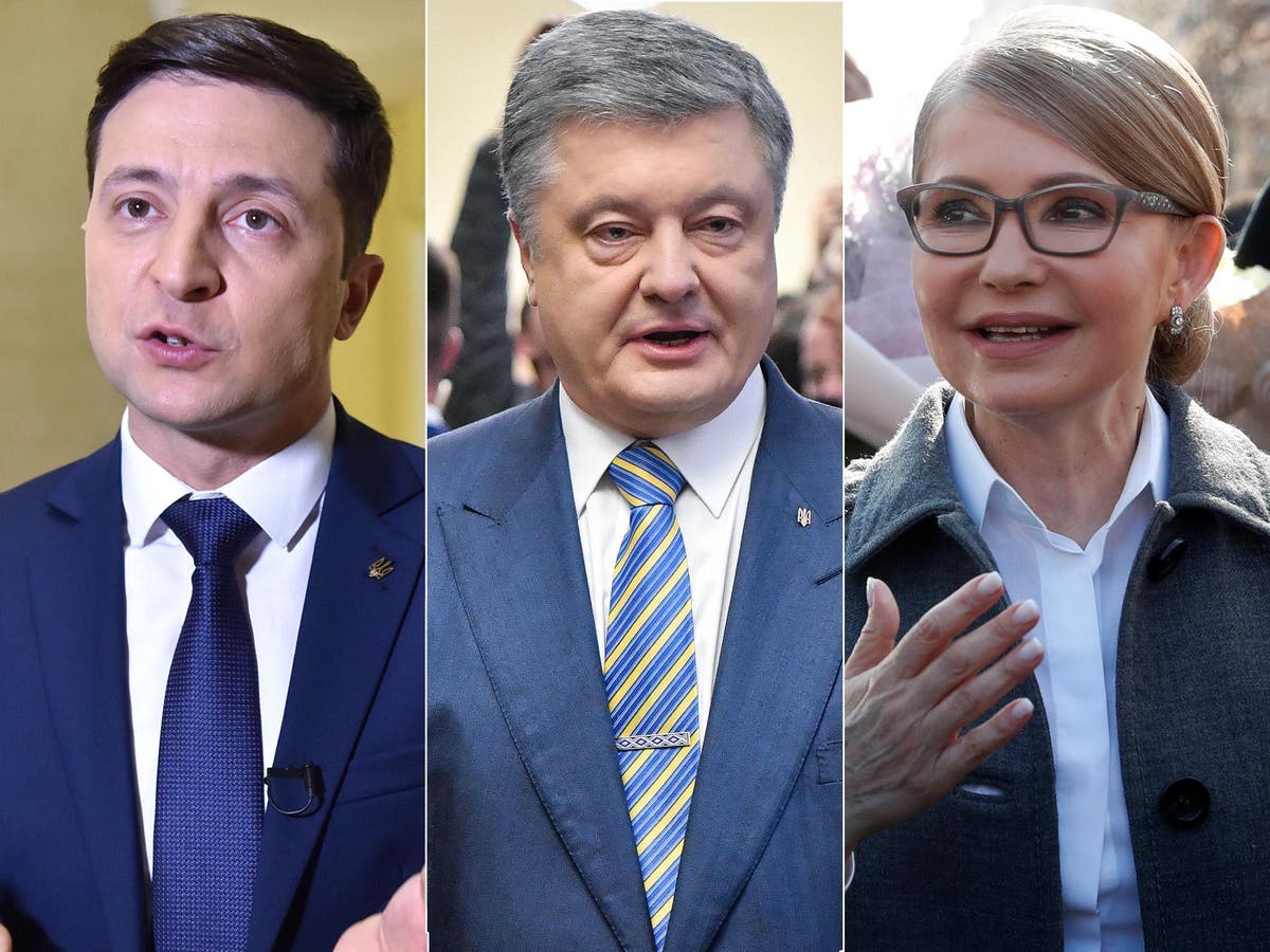 Ukraine election: Comedian Zelensky takes lead after first round, exit poll shows