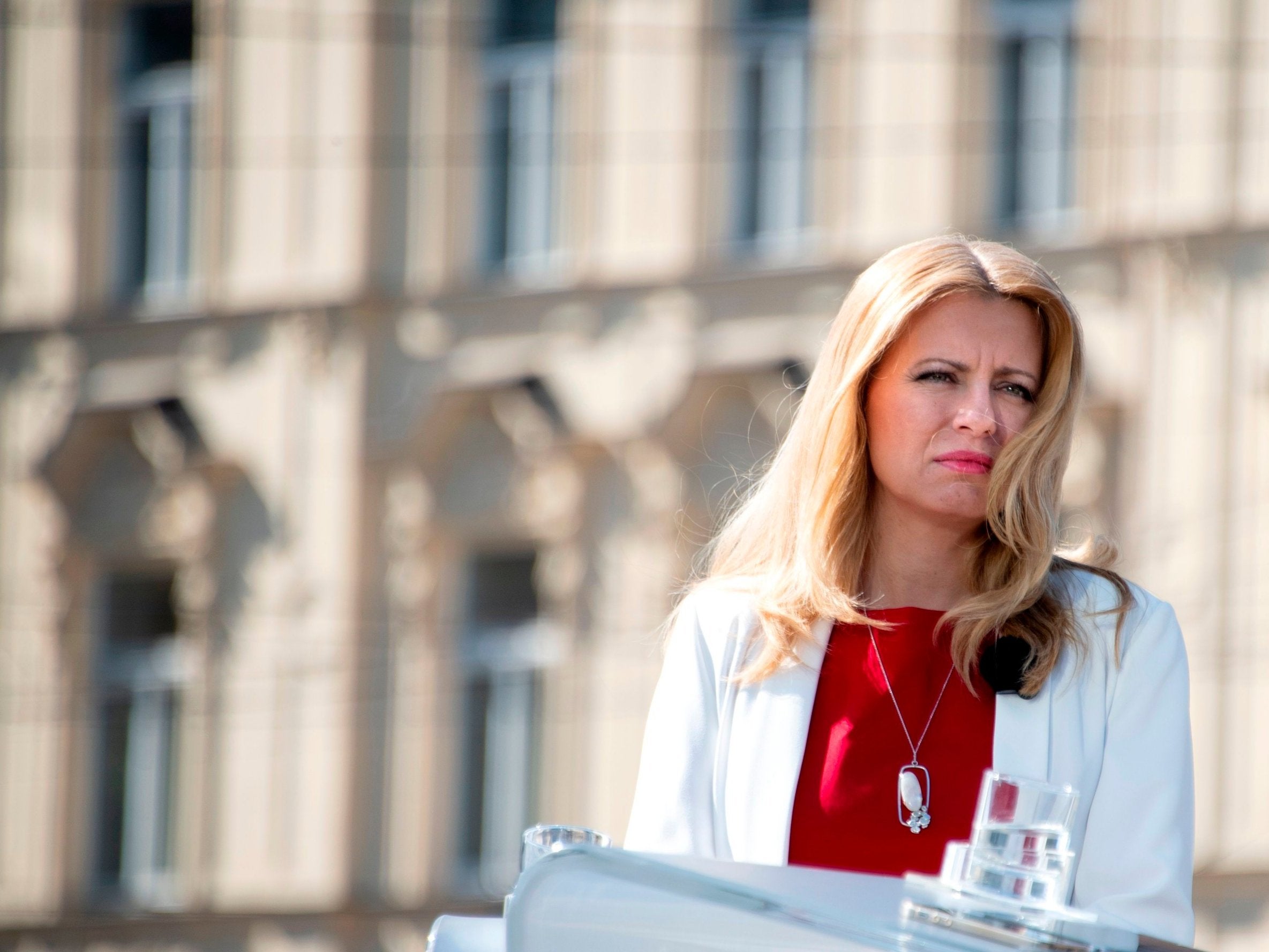 Slovakias first female president takes office in a divided country The Independent The Independent pic