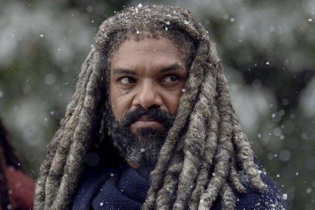 Khary Payton as Ezekiel in 'The Walking Dead's season nine finale