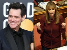 Mussolini’s granddaughter lashes out at Jim Carrey over sketch